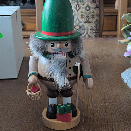 Wooden christmas nutcracker - wooden,