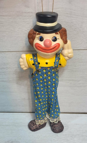 Vintage retro hanging clown - hanging,