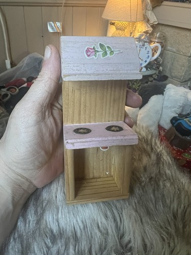 Vintage wooden dolls house - vintage,