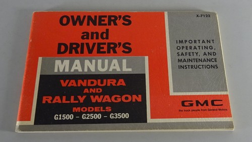 Owner manual handbook gmc - manual,