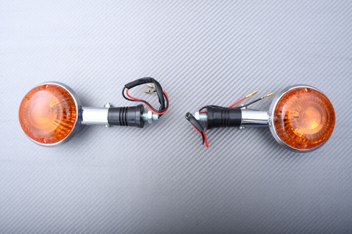 Pair orange front turn - of,