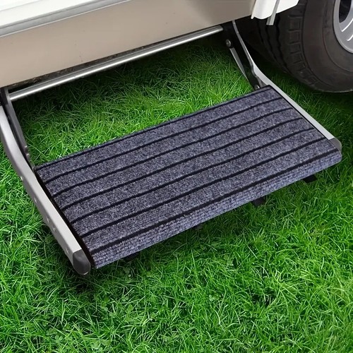 Door entrance step pedal mat - door,