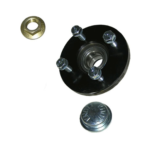 Unbraked trailer hub - unbraked, 4