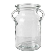 Clear glass milk - glass, style