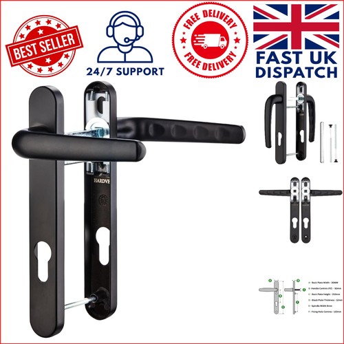 Stylish upvc black door handle - upvc,