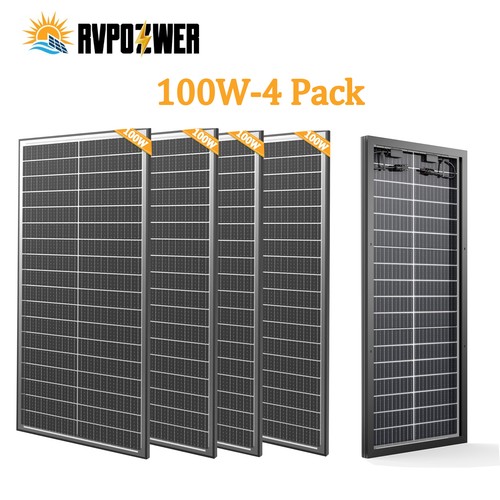 4pack 100w bifacial 400w solar - bifacial,