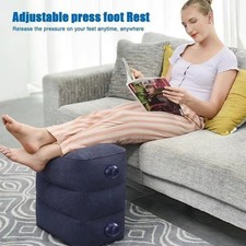 Inflatable travel foot rest - inflatable,