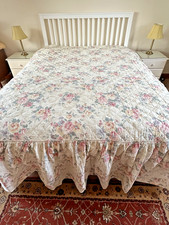 Floral quilted bedspread king - floral,