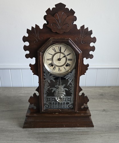 Antique clock ansonia - antique,