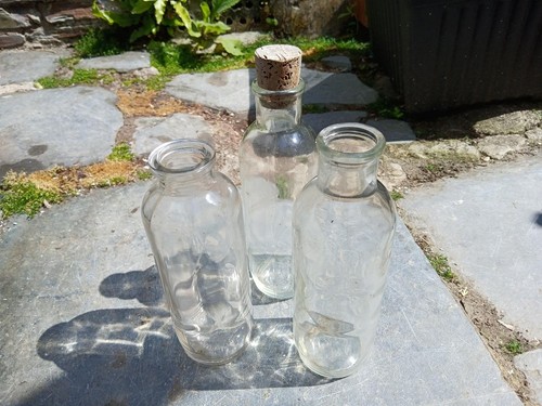 Vintage glass bottles - vintage,
