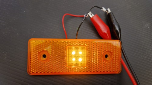 Side marker lights amber - side,