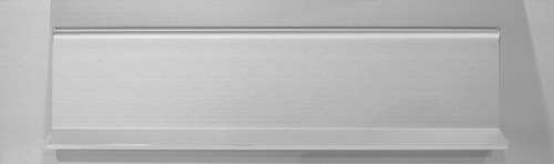 Satin aluminium letter - aluminium,