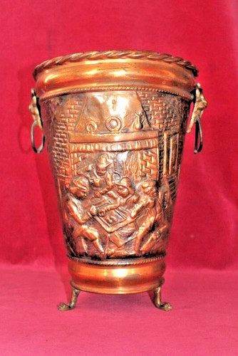 Vintage copper brass - brass, umbrella