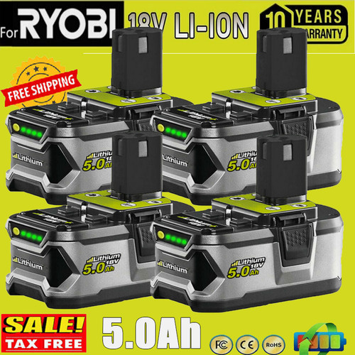 4pack battery 18v - 5.0ah, for