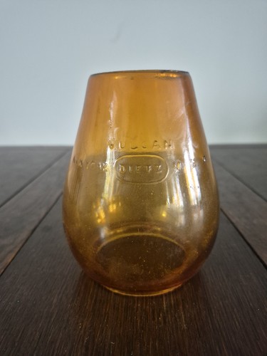 Vintage amber yellow dietz - vintage,
