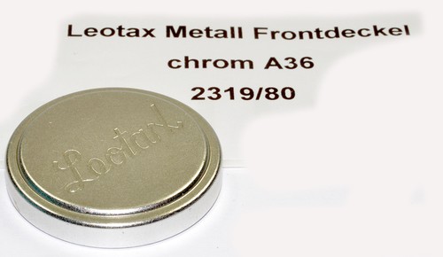 Leotax metal front cover - front,