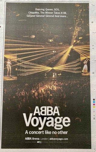 Abba voyage live show concert - voyage,