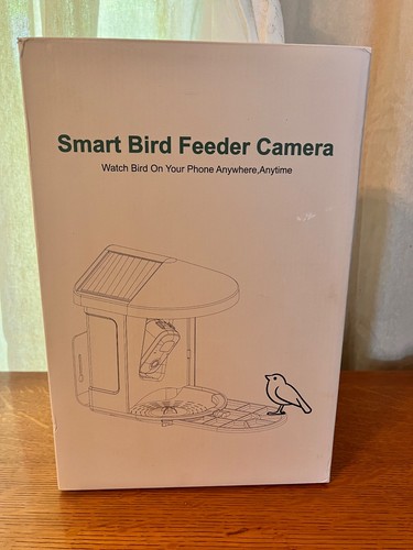 New smart bird feeder camera - new,