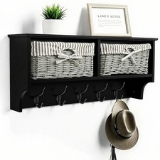 Wall mounted coat rack black - coat,