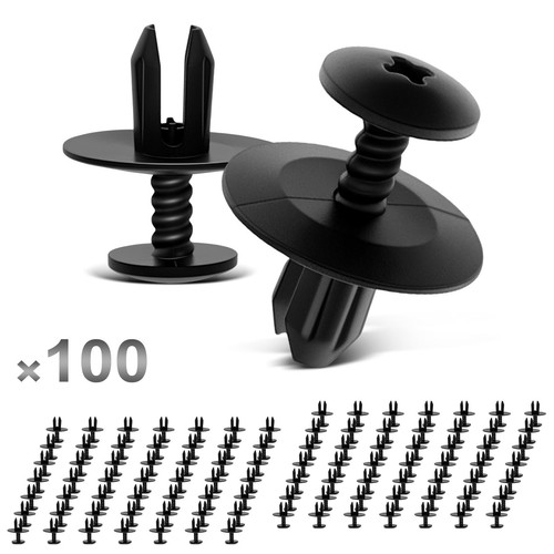 100x fastening clips trim hood - clips,