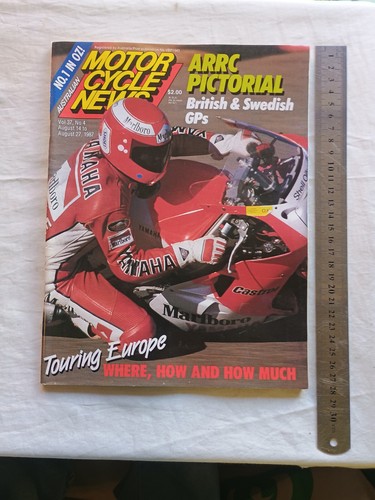 1987 motorcycle news magazine - 1987,