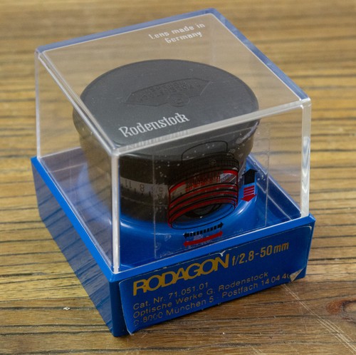 Rodenstock rodagon 50mm - f2.8,