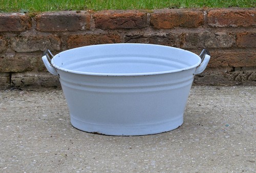 Old enamelled enamel washing - old,