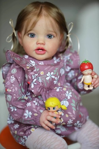 Reborn toddler girl doll - 24",