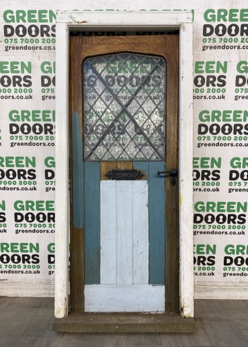 Solid oak front door 1930s - solid,