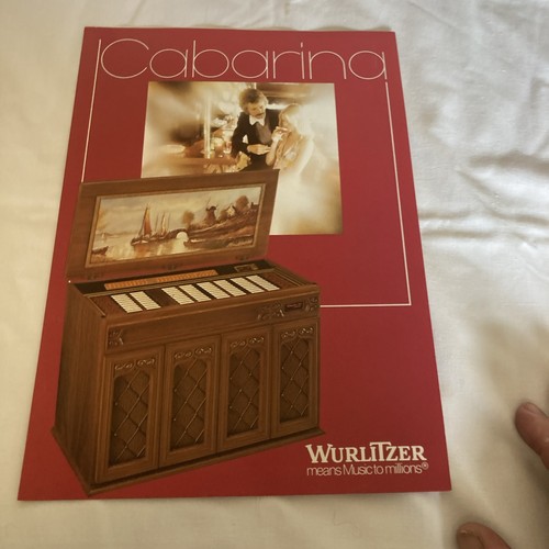 Wurlitzer cabarina juke box - wurlitzer,
