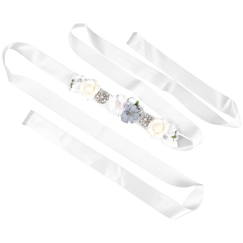 Wedding dress belt white - dress,