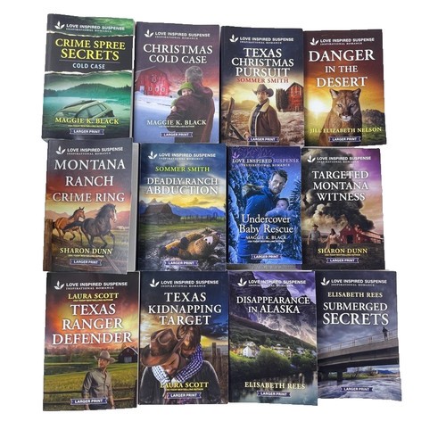 Love inspired suspense lot - love,