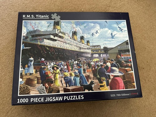 Titanic 1000 piece jigsaw - titanic, 1000-piece