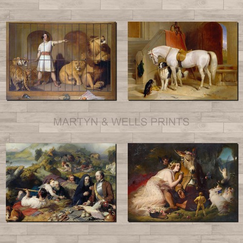 Edwin landseer prints a4 - edwin,