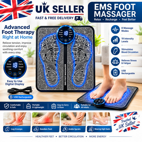 Ems foot massager mat modes - ems,