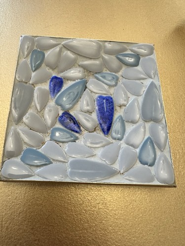 Handmade fused glass mosaic - handmade,