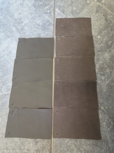 Genuine leather swatches - genuine,