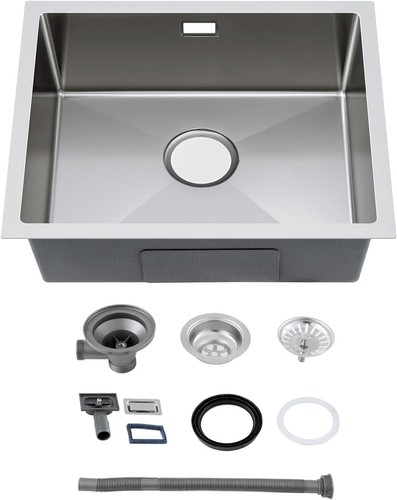 Stainless steel kitchen sink - stainless,