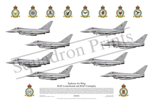 Squadron print raf typhoon - typhoon, air