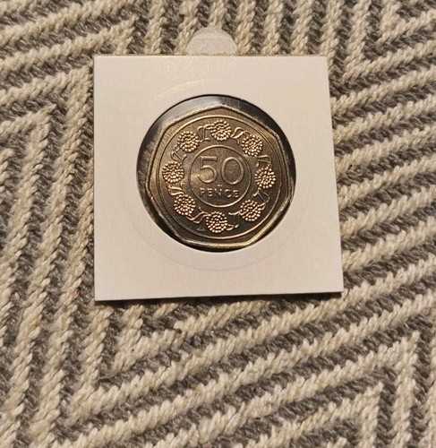 1988 gibraltar 50p fifty pence - 1988,