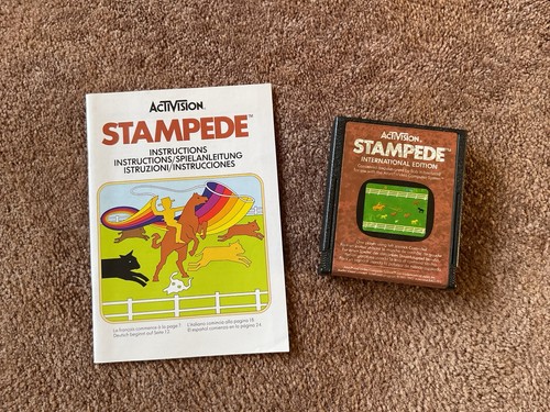 Atari 2600 stampede - atari,