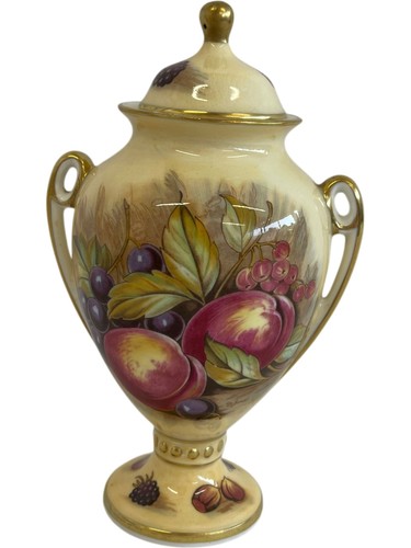 Aynsley orchard gold urn vase - aynsley,