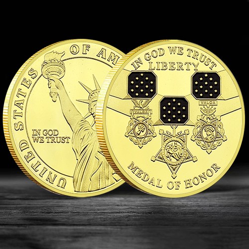 Medal honor tribute coin - medal,
