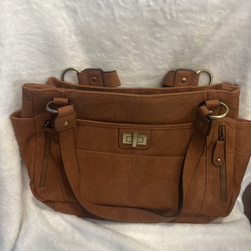 Bueno large tan faux leather - bueno,