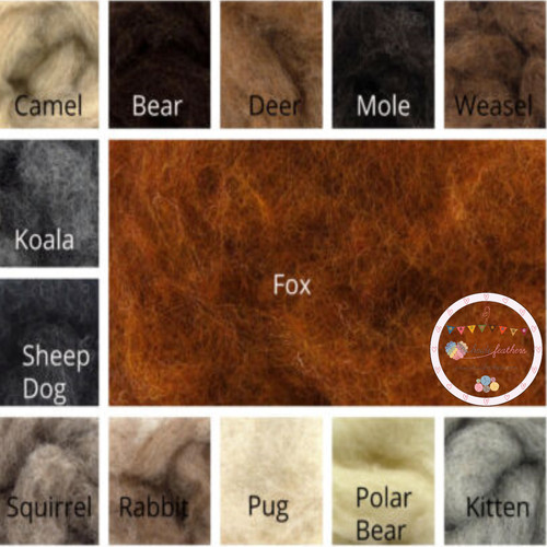 Heidifeathers felting wool - ,