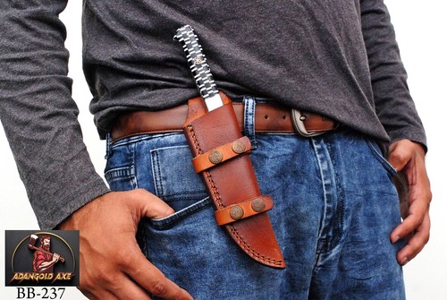 Hand made pure leather - made, sheath