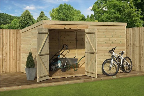 Empire 4000 pent garden shed - pent,