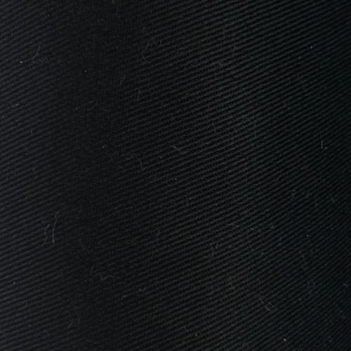 Black cotton drill twill - cotton,