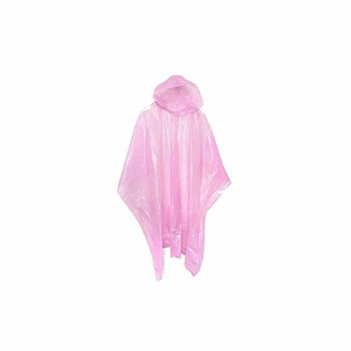 Adult rain poncho pink - rain,