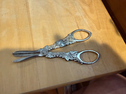 Vintage silver plated grape - vintage,